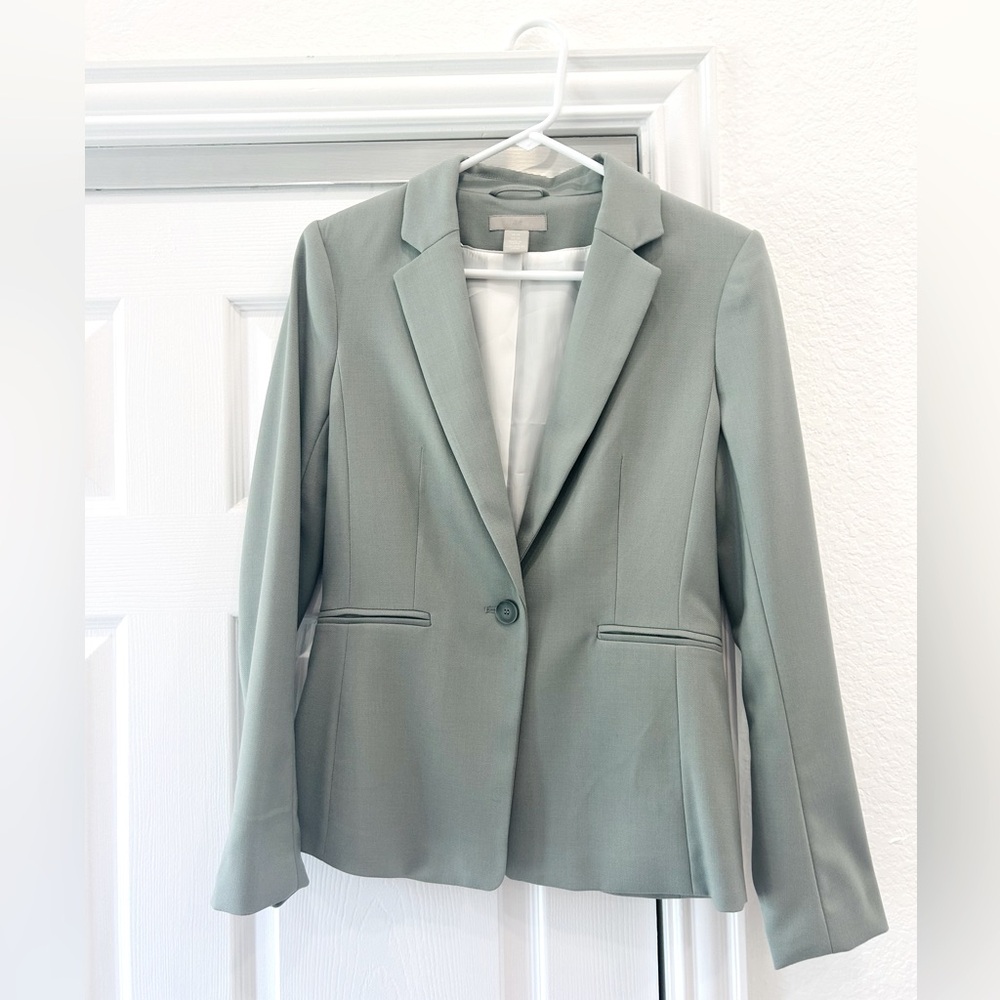 Sage green blazer